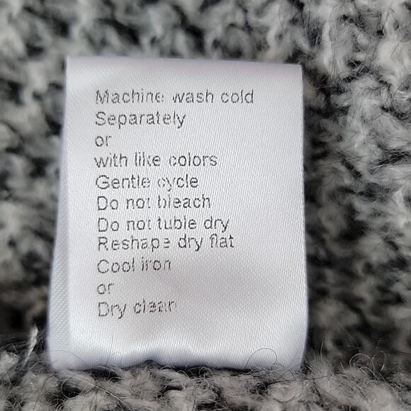 Cocogio Wool Mohair Blend Gray Knitted Cardigan Sweater Women's S - Picture 11 of 13